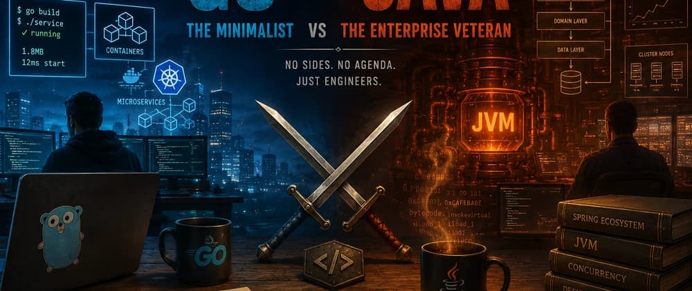 âïž Go vs Java: The Minimalist vs The Enterprise Veteran